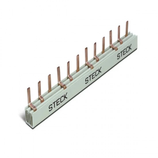 BARRAMENTO STECK DIN TRIF 54 80A S3F1000B PC 1