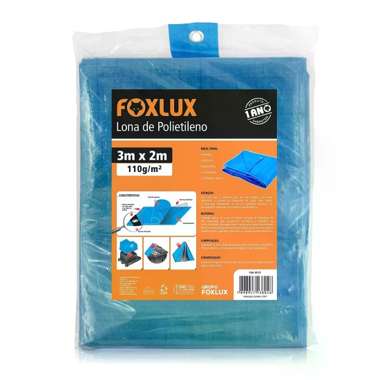 LONA DE POLIETILENO AZUL 3 X 2 UN 1