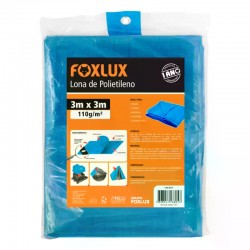 LONA DE POLIETILENO AZUL 3 X 3 UN 1