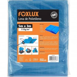 LONA DE POLIETILENO AZUL 5 X 3 UN 1