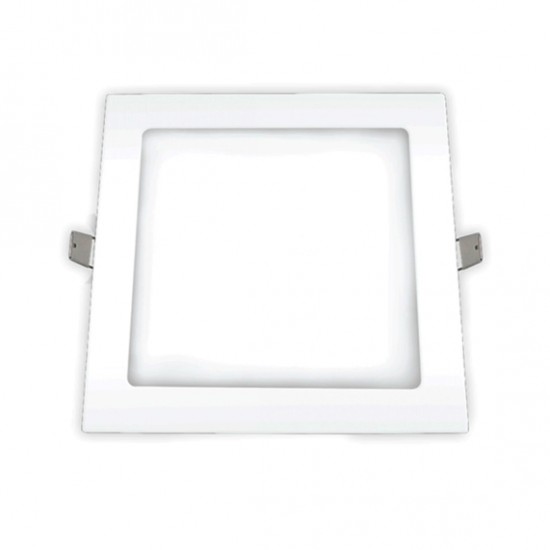 LUMIN LED ALUM OUROLUX EMB QUADRADO 18W 2700K PC 1