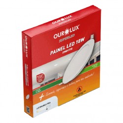 LUMIN LED ALUM OUROLUX EMB REDONDO 18W 4000K PC 1