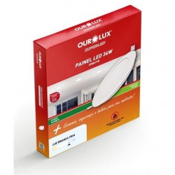 LUMIN LED ALUM OUROLUX EMB REDONDO 36W 6500K PC 1