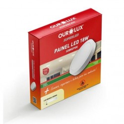 LUMIN LED ALUM OUROLUX SOB REDONDO 18W 2700K PC 1