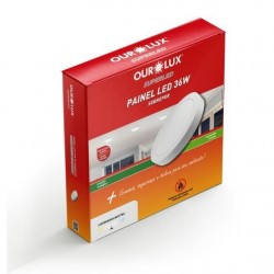 LUMIN LED ALUM OUROLUX SOB RED  36W 4000K 400MM PC 1