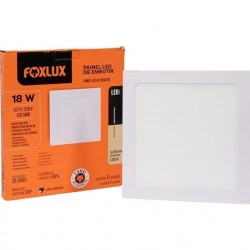 LUMIN.LED FOXLUX EMB QUADRADO 18W 4000K 22CM PC 1