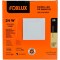 LUMIN.LED FOXLUX EMB QUADRADO 24W 4000K 28CM PC 1