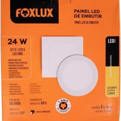 LUMIN.LED FOXLUX EMB REDONDO 24W 3000K 29,5 CM PC 1