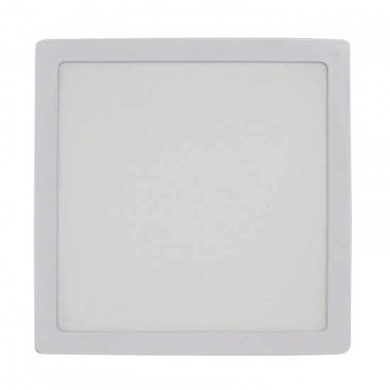 LUMIN.LED FOXLUX SOB QUADRADO 18W 3000K 20,5 CM PC 1