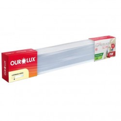 LUMIN.LED SLIM OUROLUX 09W BIV 3000K  30CM PC 1