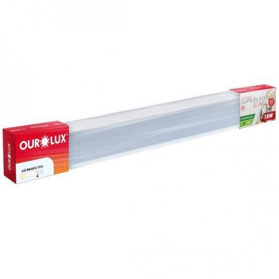 LUMIN.LED SLIM OUROLUX 18W BIV 6500K  50CM 5935C PC 1