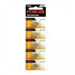 BATERIA FOXLUX ALCALINA 1,5V LR44 C/5 CF 1