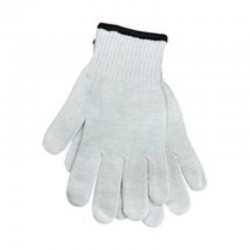 LUVA BRASFORT MALHA BRANCA LISA T8 - 7973 PAR 1