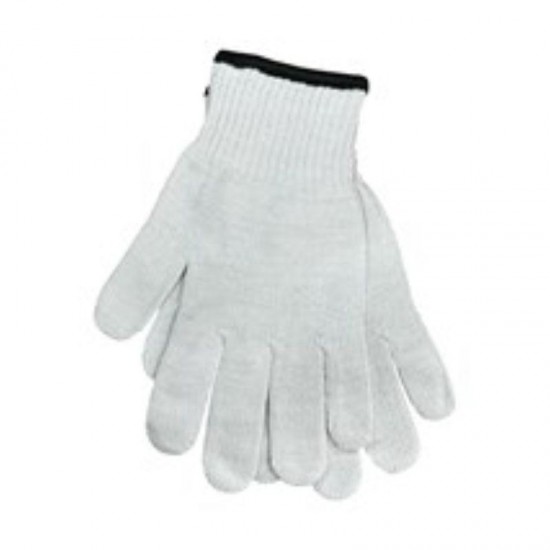 LUVA BRASFORT MALHA BRANCA LISA T8 - 7973 PAR 1
