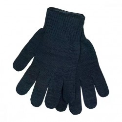 LUVA BRASFORT MALHA PRETA LISA T8 - 7974 PAR 1