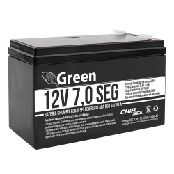 BATERIA SELADA GREEN 12V 7,0 PC 1