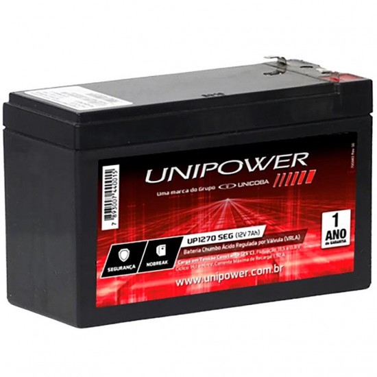 BATERIA SELADA UNIPOWER 12V 7,0 PC 1