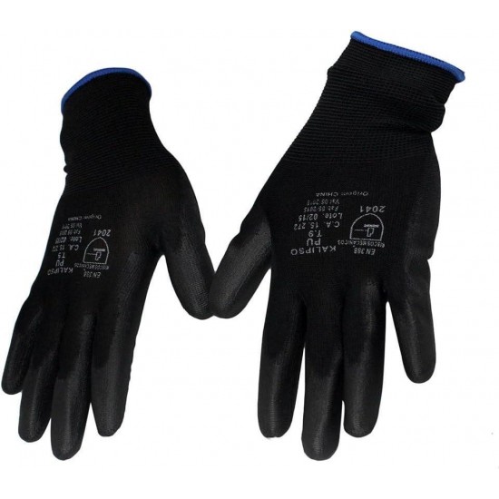 LUVA KALIPSO PU PRETA T.08-M UN 1