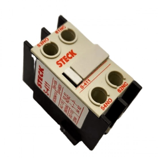 BL CONT AUX STECK S-411 1NA+1NF  PC 1