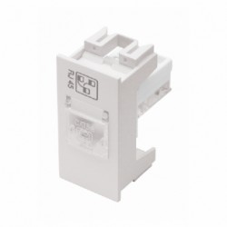 MODULO HABITAT 1 TOMADA 8 VIAS RJ45E 2065 PC 1