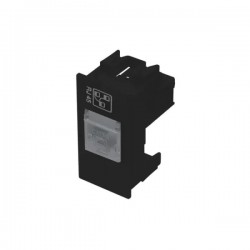 MODULO HABITAT BLACK 1 TOM RJ45 CAT6 8 VIAS 4041 PC 1