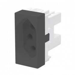 MODULO HABITAT BLACK TOMADA 20A 4036 PC 1