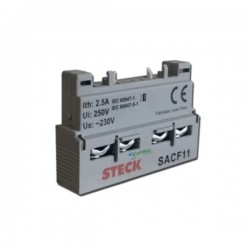 BL CONT AUX STECK SACF11 1NA+1NF FRONTAL PC 1