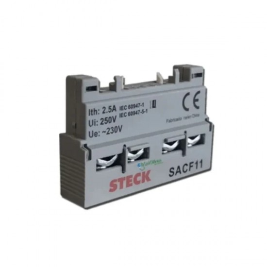 BL CONT AUX STECK SACF11 1NA+1NF FRONTAL PC 1