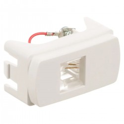 MODULO MILUZ 1 TOMADA RJ11 2FIOS S3B74900 CF 1