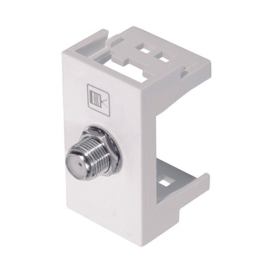 MODULO MODUL/EVID/BLANC+ 1 TOMADA TV 0109 PC 1