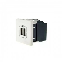 MODULO PIAL PLUS+ BCO TOMADA 2 USB 615089BC PC 1