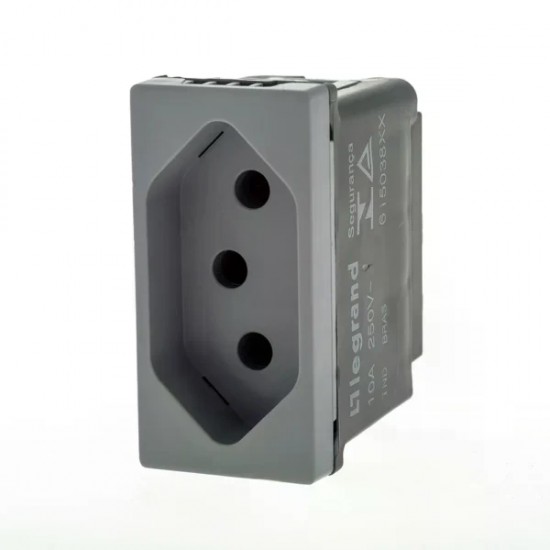 MODULO PIAL PLUS+ CZA TOMADA 10A 615038CZ PC 1